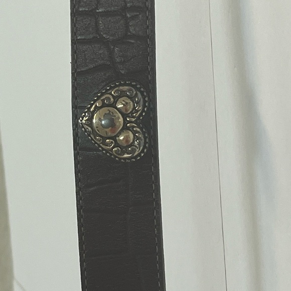 Vintage Brighton Disney Mickey Hearts Brown Leather Belt - Picture 14 of 16